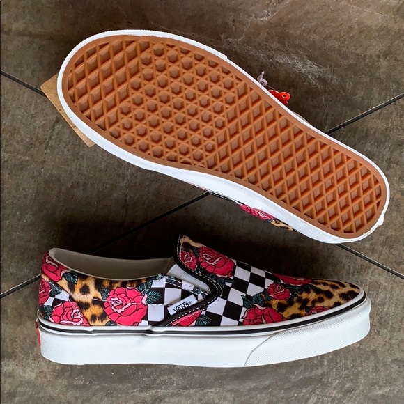 VANS CLASSIC SLIP ON ROSE/ANIMALCHCK Trwhtmlt WMNS - Picture 5 of 16